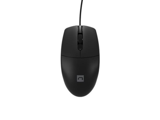 Natec RUFF PLUS 1200 DPI drôtová myš, čierna