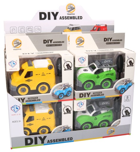 Otáčacie auto LITTLE DIY 4 dizajny! 7294