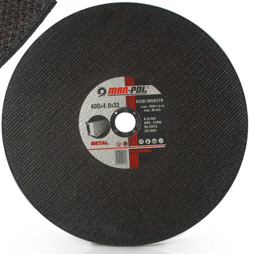 KOVOVÉ REZNÉ KOTOUČE 400x4,0x32 Mar-Pol