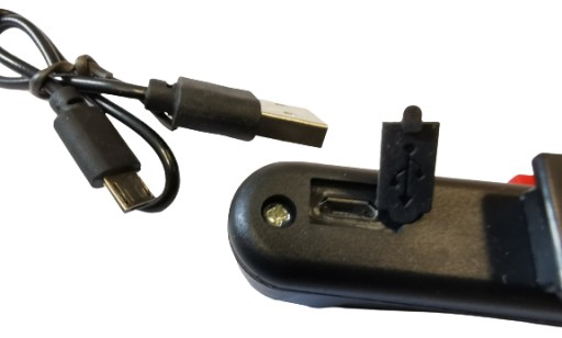 Zadné svetlo na bicykel s BATÉRIOU a USB napájaním