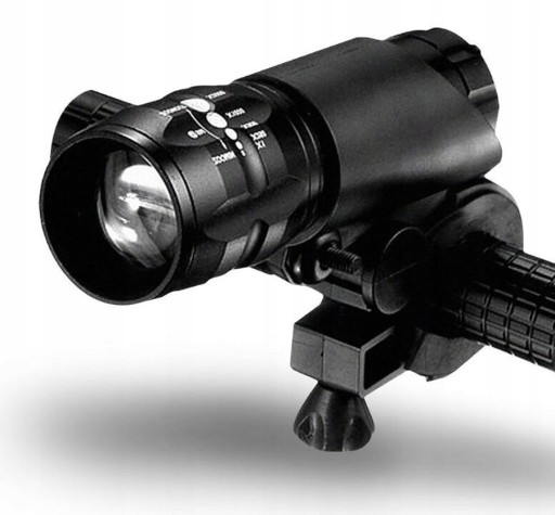 BATERKA PREDNÁ LAMPA NA BICYKEL 2v1 ZOOM + RÚČKA