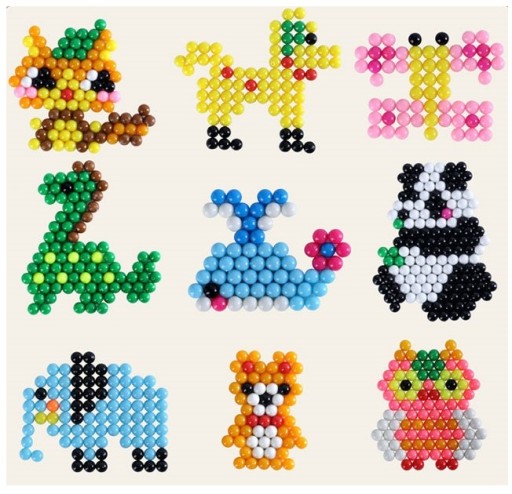 Megabeads Water Beads Starter Set Šablóny Darčekové príslušenstvo