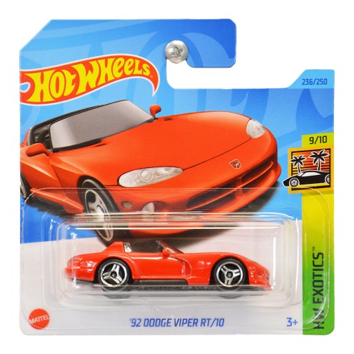 HOT WHEELS AUTO DODGE VIPER RT/10 '92 ED