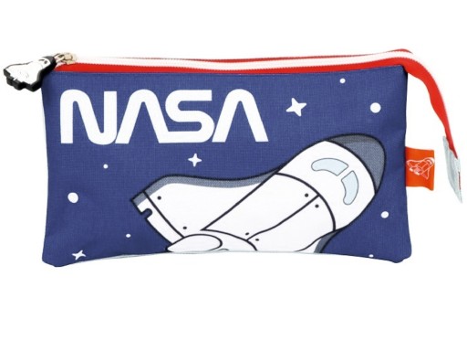 TROJKOMOROVÁ TAŠKA KOZMETICKÁ KOZMETICKÁ TAŠKA NASA STARSHIP ZASKA VEĽKÁ 23/13 CM