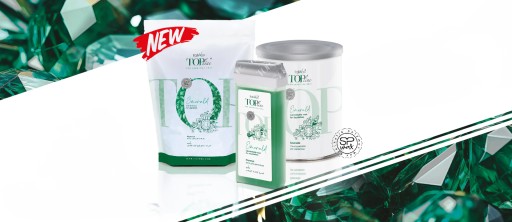 ItalWax Depilačný voskový valček TOP LINE EMERALD 100ml PREMIUM