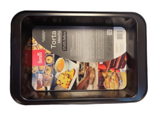 Berretti Torta obdĺžnikový razený tortový plech 37x25,5x5cm