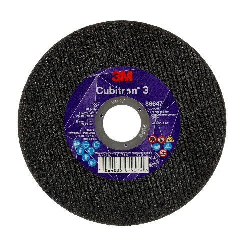 3M Cubitron 3 rezací kotúč 86647 P60+ T41 125 mm x 1,0 mm x 22,23 mm