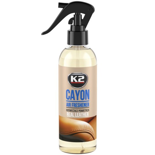 K2 Profesionálny osviežovač vzduchu do auta CAYON REAL LEATHER 250ml
