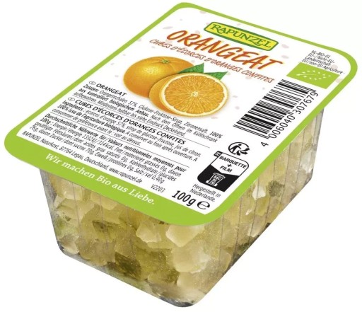 BIO POMARANČOVÁ KÚRA, KANDIDOVANÁ, 100 g - RAPUNZEL
