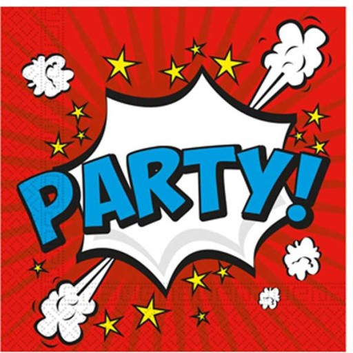 Papierové taniere Boom Party 23 cm - 8 ks
