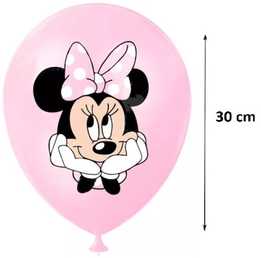 BALÓNKY SADA BALÓNOV MINNIE MOUSE DISNEY DARČEK K NARODENINÁM 12 ks