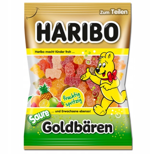 Haribo Goldbaren Saure kyslé gumové medvedíky 175g DE