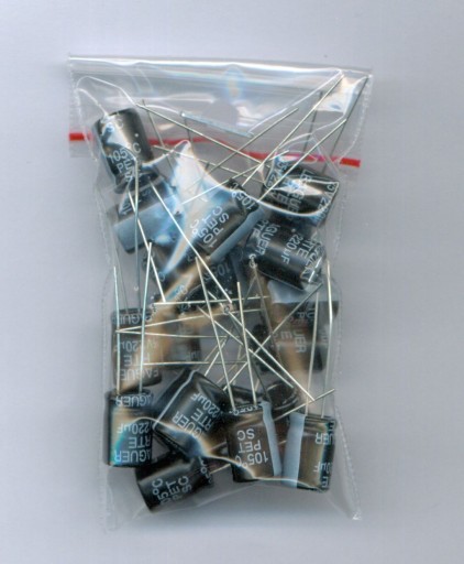 220uF 25V 220 µF 25 V NÍZKY ESR RTE (20 KS) ELEKTROLYTICKÝ KONDENZÁTOR