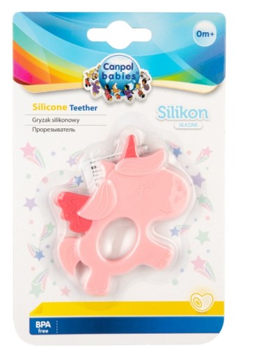 Canpol baby silikónové detské hryzátko UNICORN 51/007