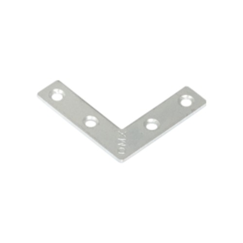 Oceľový uholník 1 cm x 3 cm, dĺžka 3 cm, hrúbka 1,5 mm, sada 4 ks