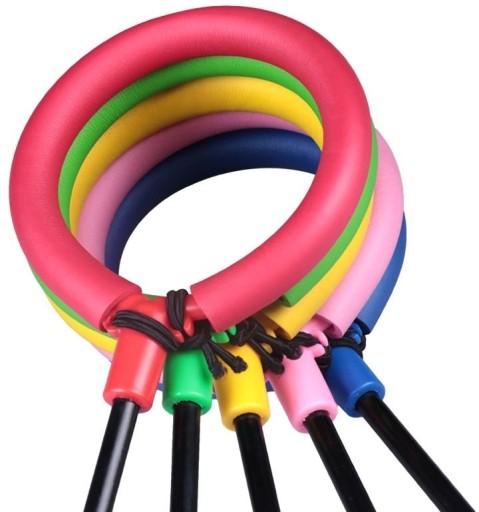 Švihadlo na nohy Hula hoop so svietiacim krúžkom, skladacie