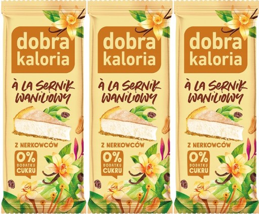 DOBRÝ KALORICKÝ SET BATON ala VANILKA CHEESECAKE 35g | KEŠU SNACK
