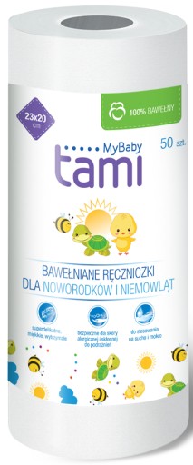 Tami osušky pre deti 50 ks + obrúsky ZDARMA