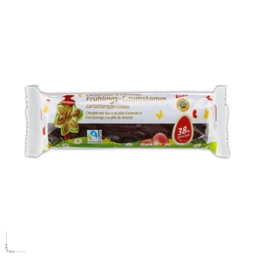 Goldora Baumstamm Zartb. marcipán s nugátom v tmavej čokoláde 100g