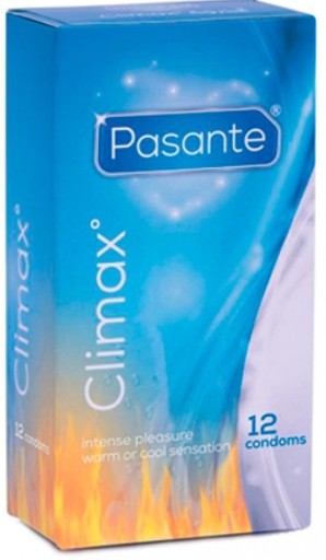 Teplé a chladivé kondómy Pasante Climax