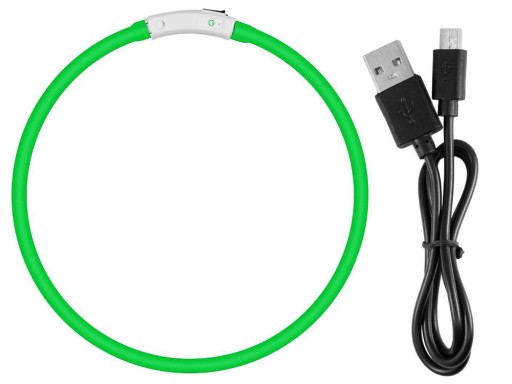 Led Usb obojok na nočné obojky pre psov do 70 cm mix farba nastaviteľný66/0550