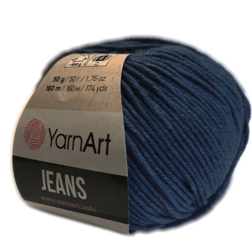 YARNART JEANS 17 tmavomodrá priadza