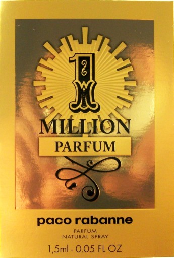 Vzorka parfumu Paco Rabanne One Million Parfum 1,5 ml