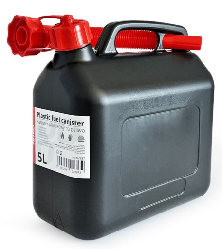 PALIVOVÁ NÁDOBKA, benzín, olej, 5L, NAJTESNE SCHVÁLENÁ