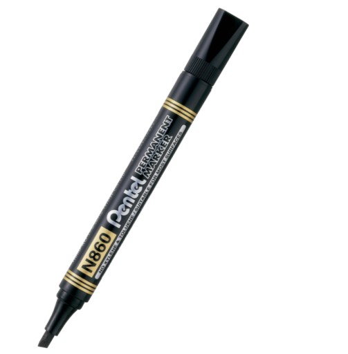 Permanentný popisovač N860 - Pentel - čierny