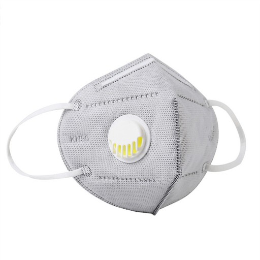 KN95 MASKA S VENTILOM S FFP2 FILTROM Šedá