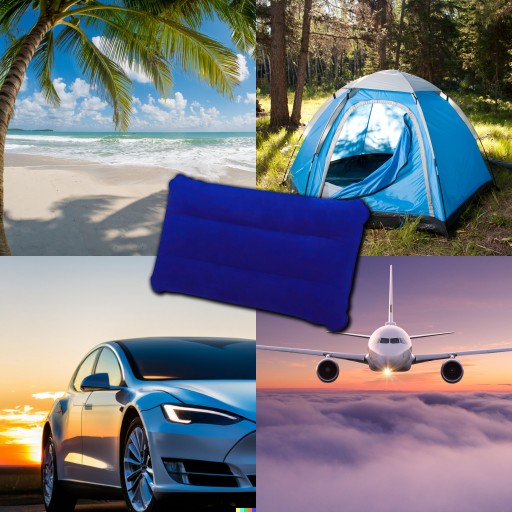 NAFUKOVACÍ TURISTICKÝ CESTOVNÝ VANKÚŠ DO AUTO LIETADLA OPIERKA HLAVY KRK