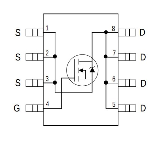 SI4420DY N MOSFET tranzistor 30V/12,5A