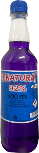 Originál fialový denaturovaný lieh 92% 500ml RYDEŁKOWICZ