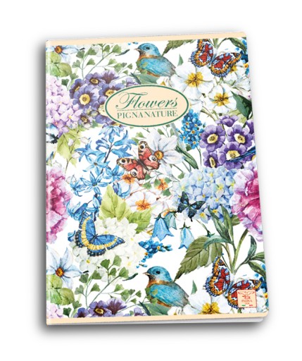 NOTEBOOK A5 78K KR PIGNA NATURE FLOWERS 0231506Q7