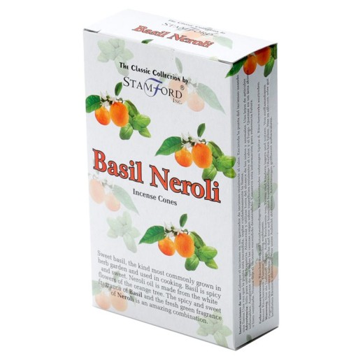 BASIL NEROLI kónické vonné tyčinky 15 ks Stamford