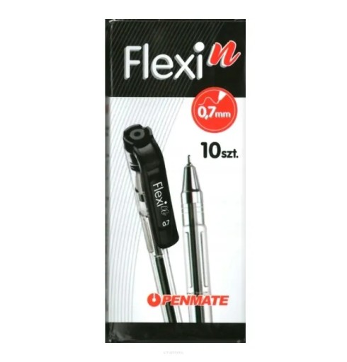 10x Penmate 0,7 Flexi Pen Black
