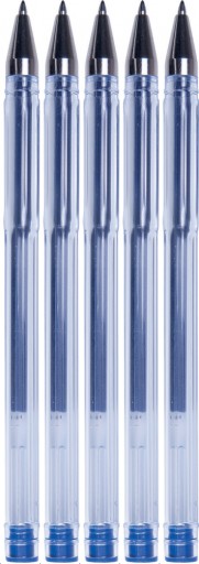 Modré gélové pero 0,5 mm Office Products Classic x 5