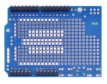 PROTOTYPOVÁ DOSKA PRE ARDUINO UNO MEGA2560 SET S PREMÝVAČOM 170 PÓL