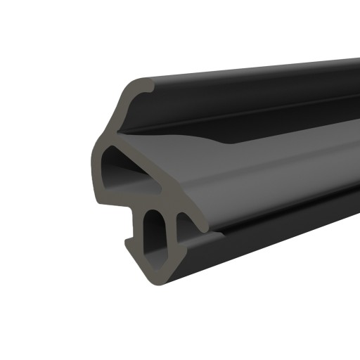 Okenné tesnenie do okien Čierne PVC ALUPLAST S-1559 5m