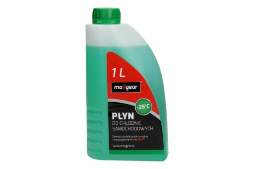 Chladiaca kvapalina 1l -35 (zelená) ako prídavok