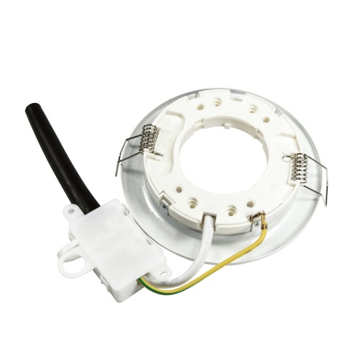 Halogénové stropné svietidlo, okrúhly LED reflektor GX53 pod omietku