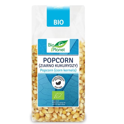 POPCORN (KUKURIČNÉ ZRNKY) BIO 250 g - BIO PLANÉTA