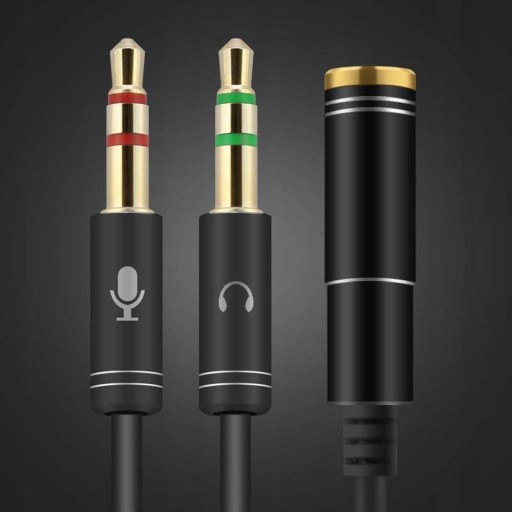Adaptér na kábel slúchadiel Splitter Jack 3.5 KVALITA