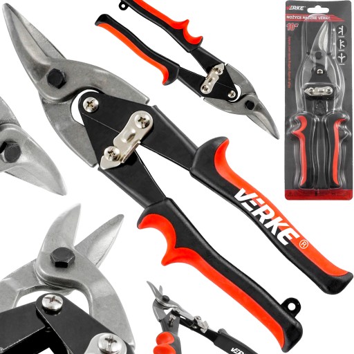 RUČNÉ nožnice na strihanie plechu 10'' PRAVÉ 250 mm