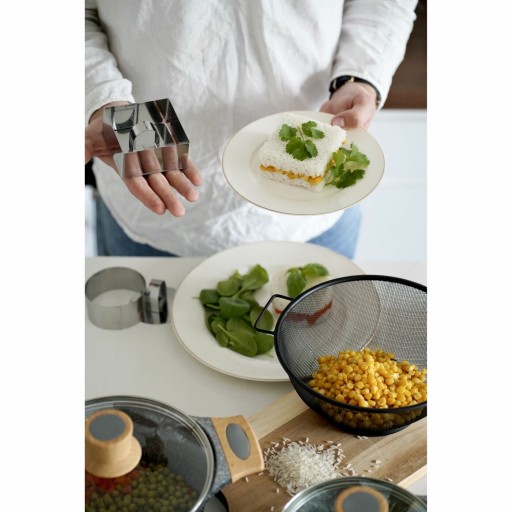 Forma na RYŽOVÉ TATERSKÉ DEZERTY krúžková RING forma ráfik štvorcový vykrajovač