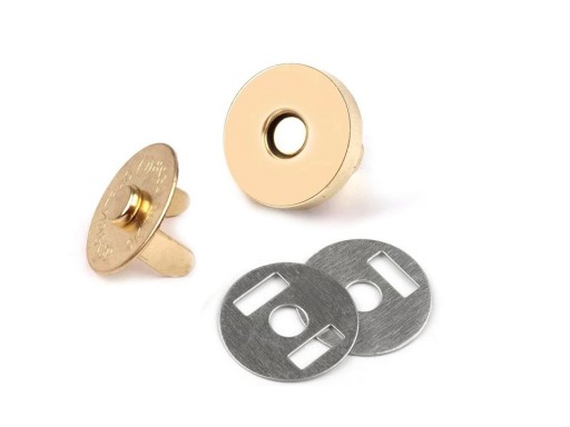 MAGNETICKÉ UZAVORENIE TAŠKY zlatá 18mm 10 ks