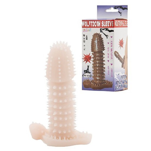 BAILE - Návlek na vlčie zuby - Návlek na penis s početnými výstupkami