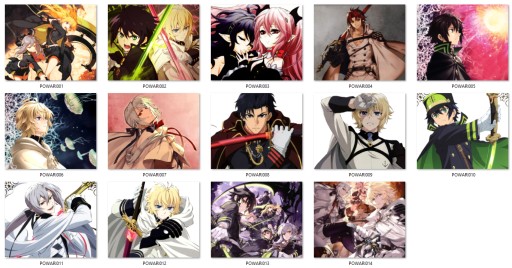 Owari no Seraph podložka pod myš VEĽKÝ VÝBER