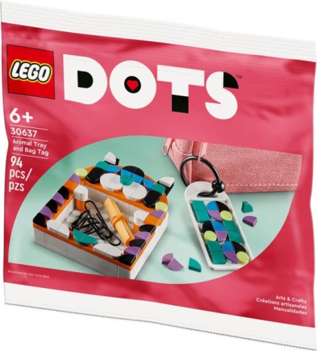 LEGO DOTS 30637 ZÁSOBNÍK A VEŠIAK NA TAŠKY