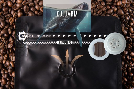 Čerstvo pražené kávové zrná 100% Arabica Colombia 50G pre kávovar na espresso